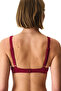 Burgundy Evelyn Balen Glitter Bikini Top - 2