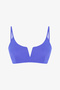 Dark Blue V-Cut Bikini Top - 6