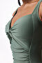 Khaki Drawstring Swimsuit - 4