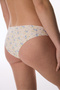 Beige Patterned Laser Cut Slip Panties - 2