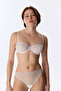 Off-White Underwire Embroidered Floral Bra