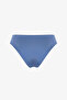 Blue Valeria Mid-Waist Bikini Bottom - 6