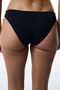 Black Embroidered Bikini Bottom - 2