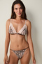 Lace Underwire Free Padding Triangle Bra - 3