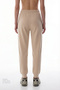 Pastel Beige Modal Cuff Jogger Pants - 3