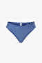 Blue Valeria Mid-Waist Bikini Bottom - 5