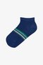 Boy's Bright Stripe 4-Piece Booties Socks - 3