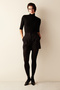 Black Velvet Pantyhose