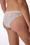 Off-White Easy Lace Printed V-Cut Floral Brazilian Panties - 2