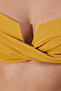 Amar U Twist Textured Yellow Bikini Top - 4