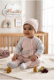 Baby Romper with Booties Hello Beautiful Embroidered - 2