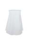 White Strapless Poplin Blouse - 2