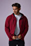 Defy's Men's Oversize Hooded Zipper Pocket Sweatshirt - 4