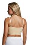 777 Women's Laser Cut Crop Bustier with Adjustable Thin Straps - 3