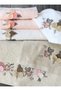 Maribor 50X90Cm. 6 Pieces Dowry Set with 3D Embroidery, Special Production, Hand and Face Luxury Bamboo Towel Set (40% Bamboo Fiber) - 3