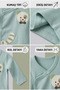 Baby Set with Teddy Bear Embroidery - 5