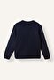 Crew Neck Teddy Bear Printed Knitwear Sweater for Boys G3077A826Wn - 7