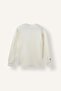 100% Cotton Boxy Fit Button Placket Crew Neck Waffle Long Sleeve Sweatshirt H4885Ax26Au - 6