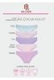 Pack of 5 Girls' Cotton Soft Color Children's Panties - 3