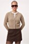 Women's Tilia Crop Mink Knit Cardigan - 4