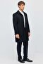 Men's Classic Collar Buttoned Coat - 5