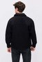 Men's Wide Cut Denim Jacket with Pockets - 6