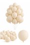 25 Pieces Sea Sand Retro Skin Color Pastel Matte Balloon 12inch 30cm
