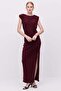 Women's Slit Detailed Dress - 2