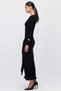 Women's Maxi Dress with Waist Tie Detail - 5