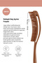 Airflex Multifunctional Detangling Hairbrush - Anti-Frizz - Moka - 4