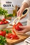 L Type Vegetable Fruit Peeler Ergonomic Handle Kitchen Peeler - 4