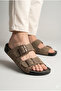 Delhi 4 Seasons Anatomical Sole Double Buckle Adjustable Men's Slippers 5002 - 6