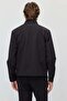 Men's Stand Collar Zipper Coat - 4