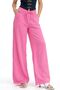 Mixray High Waist Textured Muslin Pants