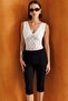 Mixray Women's Sleeveless Lace Cutout V-Neck Blouse - 5