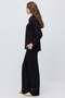 Women's Elastic Waist Wide Leg Knitted Trousers - 3