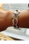 Xuping Ring Chain Bracelet 19Cm-Silver Color Acr9048