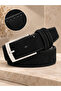 3.5 cm Black Suede Genuine Leather Stylish 1. Quality Belt