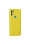 General Mobile Gm 21 Plus Case Nano Inside Velvet Silicone - Yellow - 2