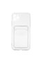 Apple iPhone 11 Pro Max Case Card Transparent Silicone - Transparent - 4