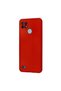 Realme C21 Case Nano Inside Velvet Silicone - Red - 3