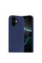 Apple iPhone 17 Nano Inside Velvet Silicone - Navy Blue - 3