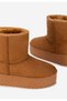 Μπότες τύπου UGG Chrisia camel - 5
