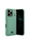 Apple iPhone 17 Pro Kelvin Silicone with Business Card Holder - Light Green