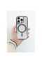 Apple iphone 14 case boyi magsafe silicone cover - brown - 2