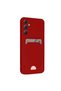 Samsung Galaxy A16 5g Case Kelvin Silicone with Business Card - Red - 2