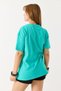 Green Textured Fabric Crew Neck Short Sleeve Comfortable Fit I m Fine Text Detailed T-Shirt - 4