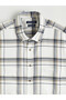 Quality Pieces from Çelebi Store Standard Fit Long Sleeve Checked Embroidered Gabardine Men's Shirt - 7