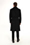 Jancarlucci̇ Men's Cashmere Black Belted Cashmere Long Coat - 4