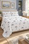 Black Bow Patterned Printed Double Printed Pique (200X220 cm) - 3